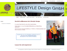 Tablet Screenshot of lifestyle-design.ch